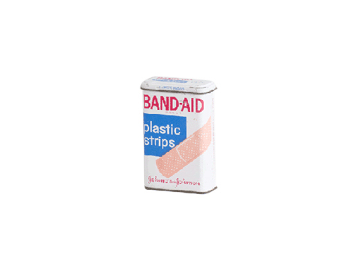 BAND-AID plastic strips缶