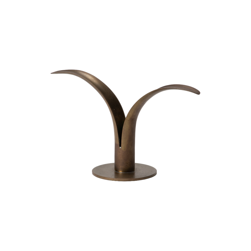 Y-stad Brass Candleholder