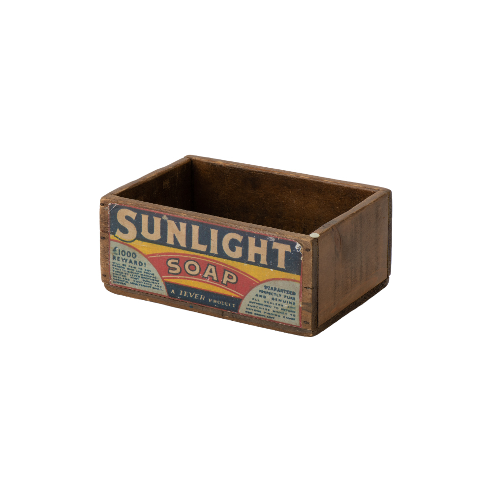 SUNLIGHT SOAP WOOD BOX