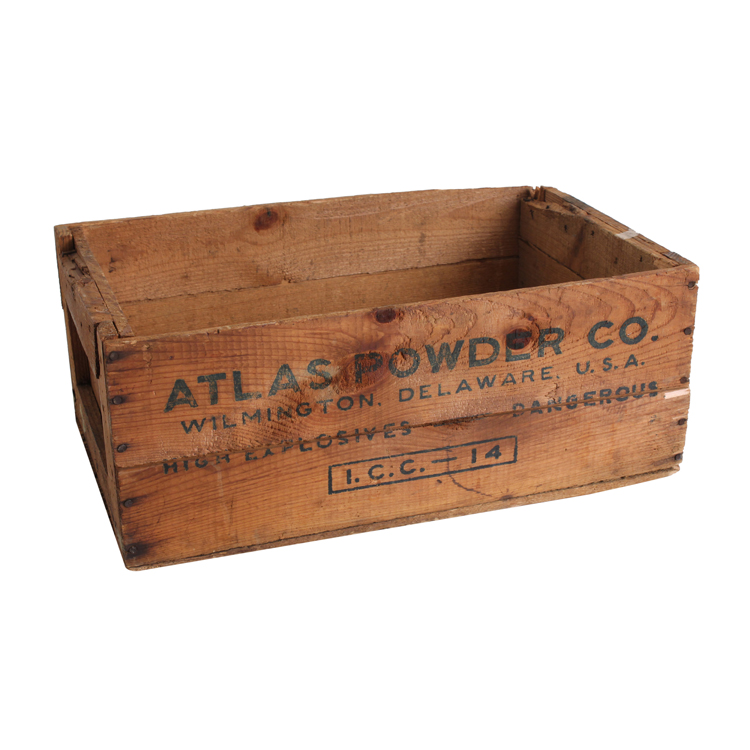 木箱 ATLAS POWDER CO.