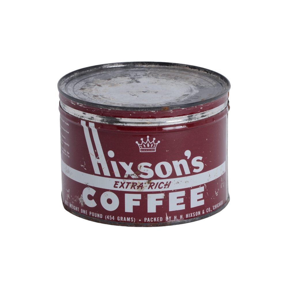 コーヒー缶 Hixson's COFFEE