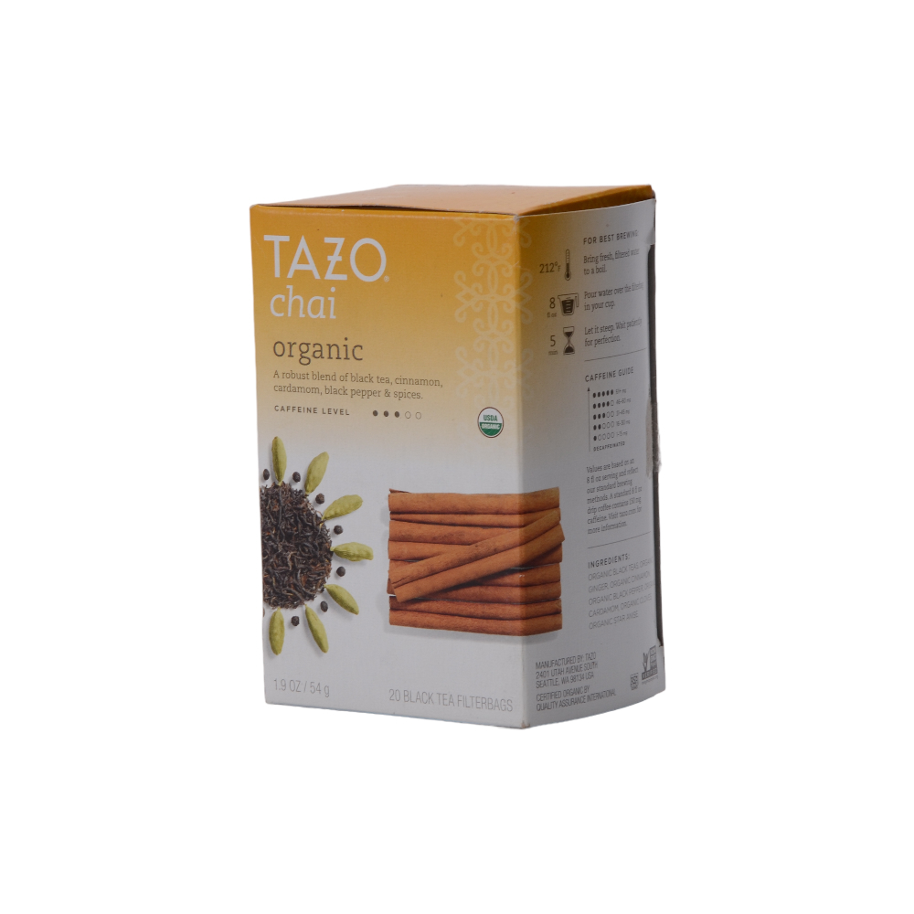 パッケージ TAZO chai organic