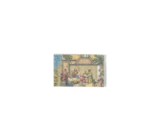 Victorian X'mas Card キリスト誕生No.1