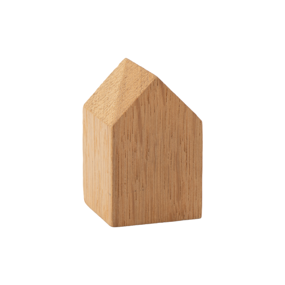 家型オブジェ 木製 小
