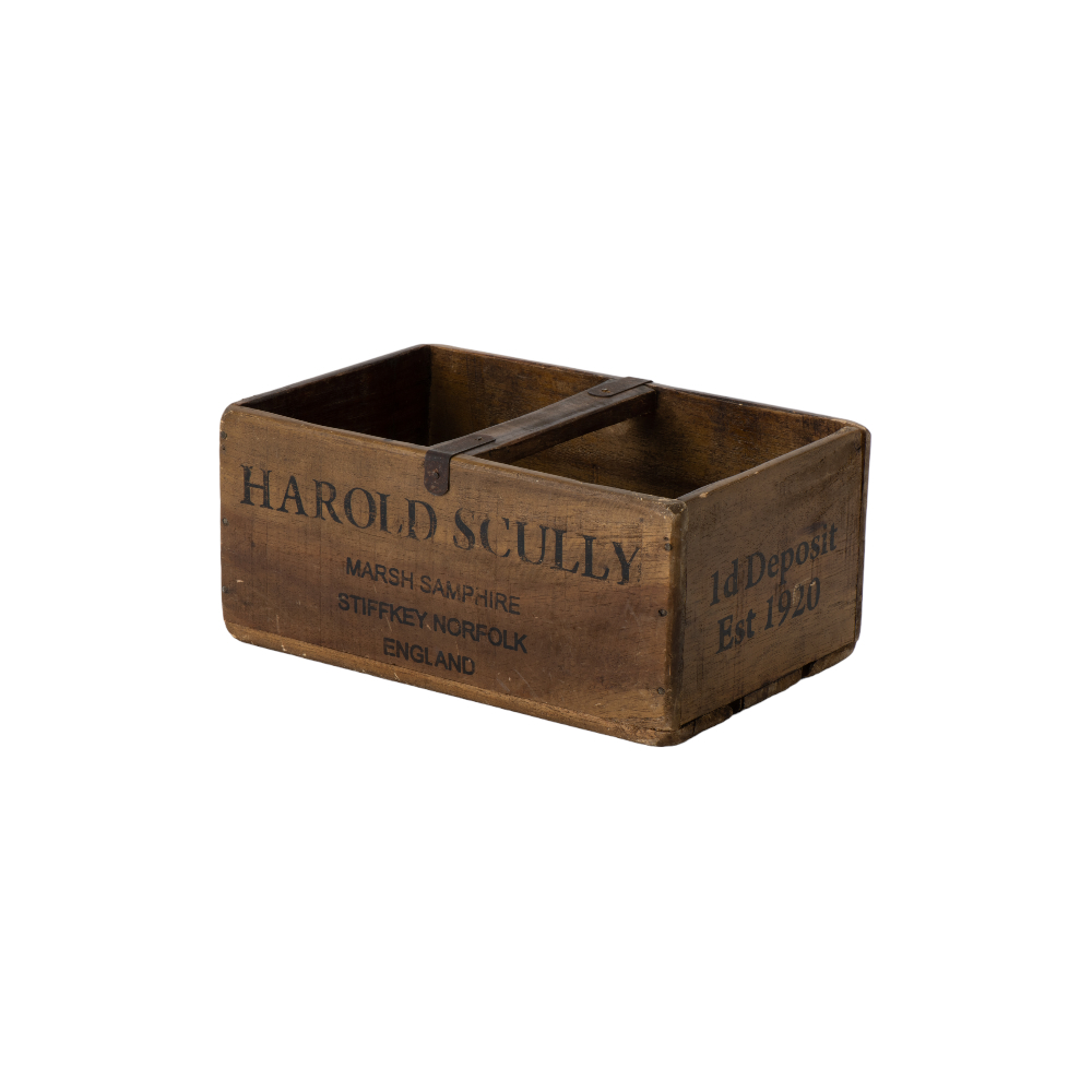 WOOD BOX  HAROLD SCULLY