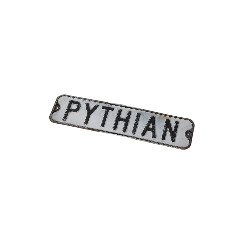 ストリートサイン PYTHIAN