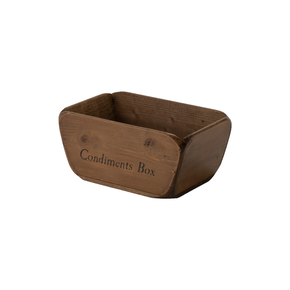 WOODBOX Condiments Box