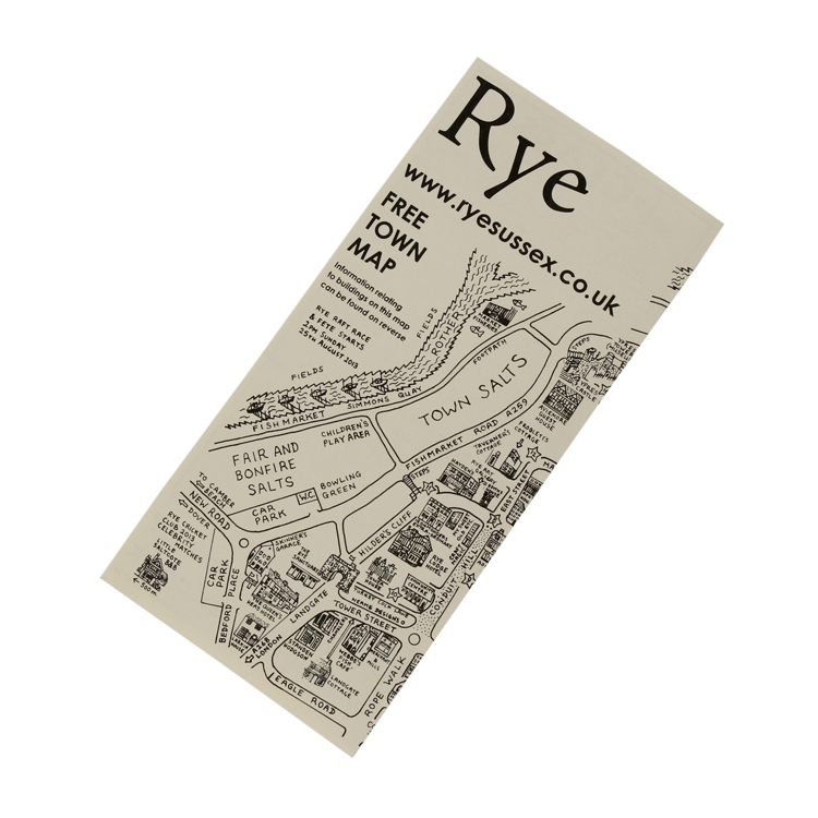 Rye FREE TOWN MAP