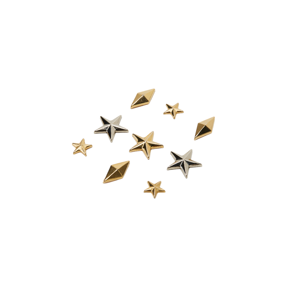 Awabees スタッズ ひし形 星 9個入り Awabees スタッズ ひし形 星 9個入り