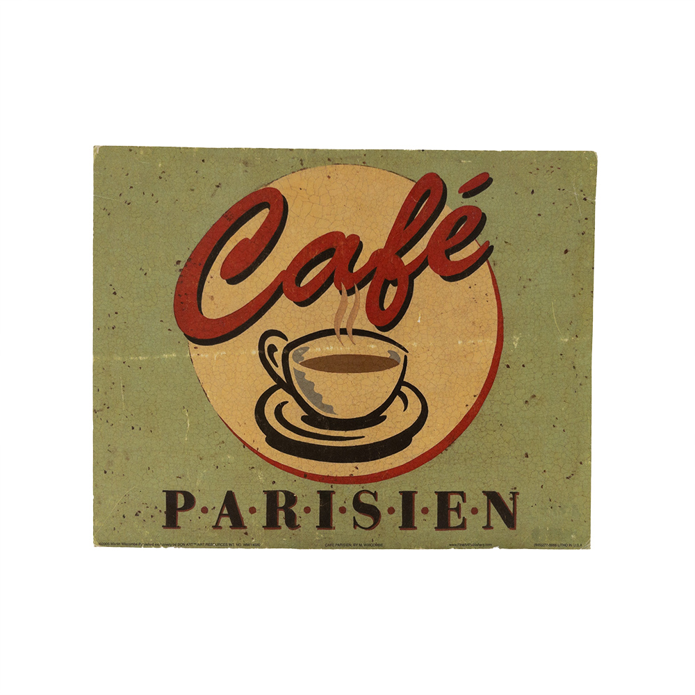 ポスター cafe PARISIEN