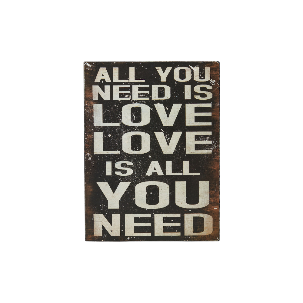 サインボード ALL YOU NEED IS LOVE