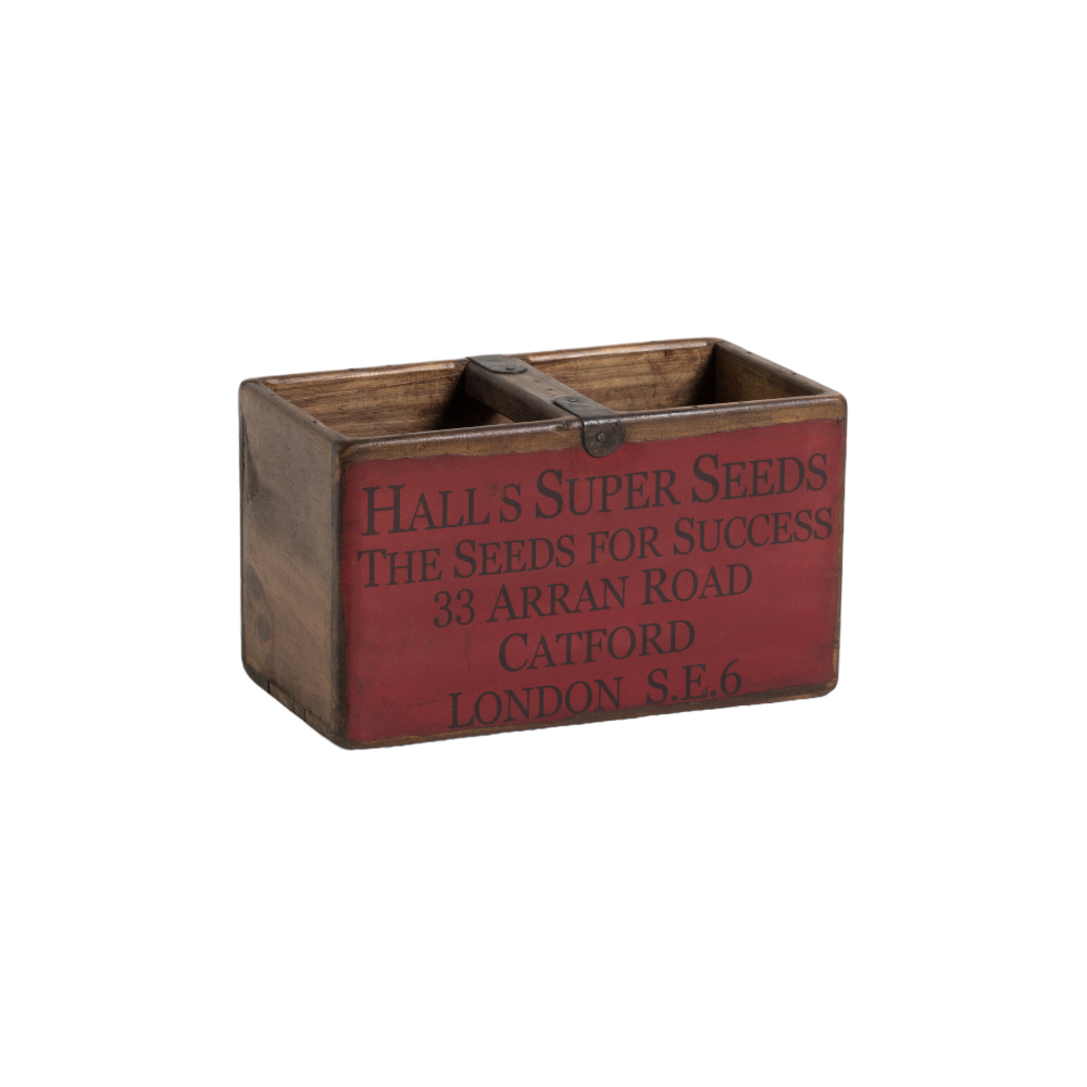 WOOD BOX HALL'S SUPER SEEDS