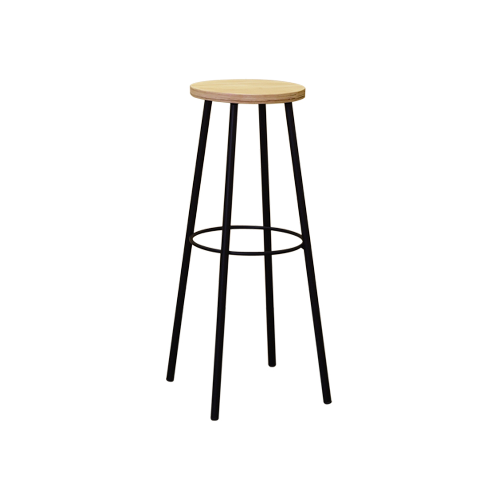 HIGH STOOL BLACK